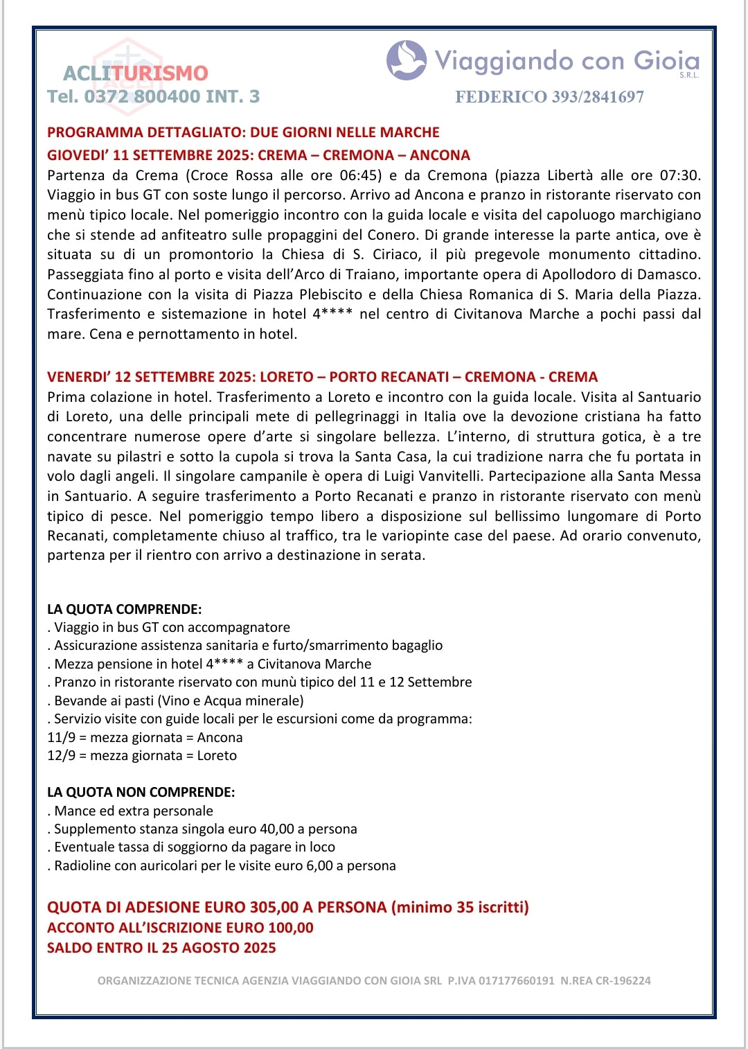 DUE GIORNI NELLE MARCHE: LORETO, ANCONA E PORTO RECANATI