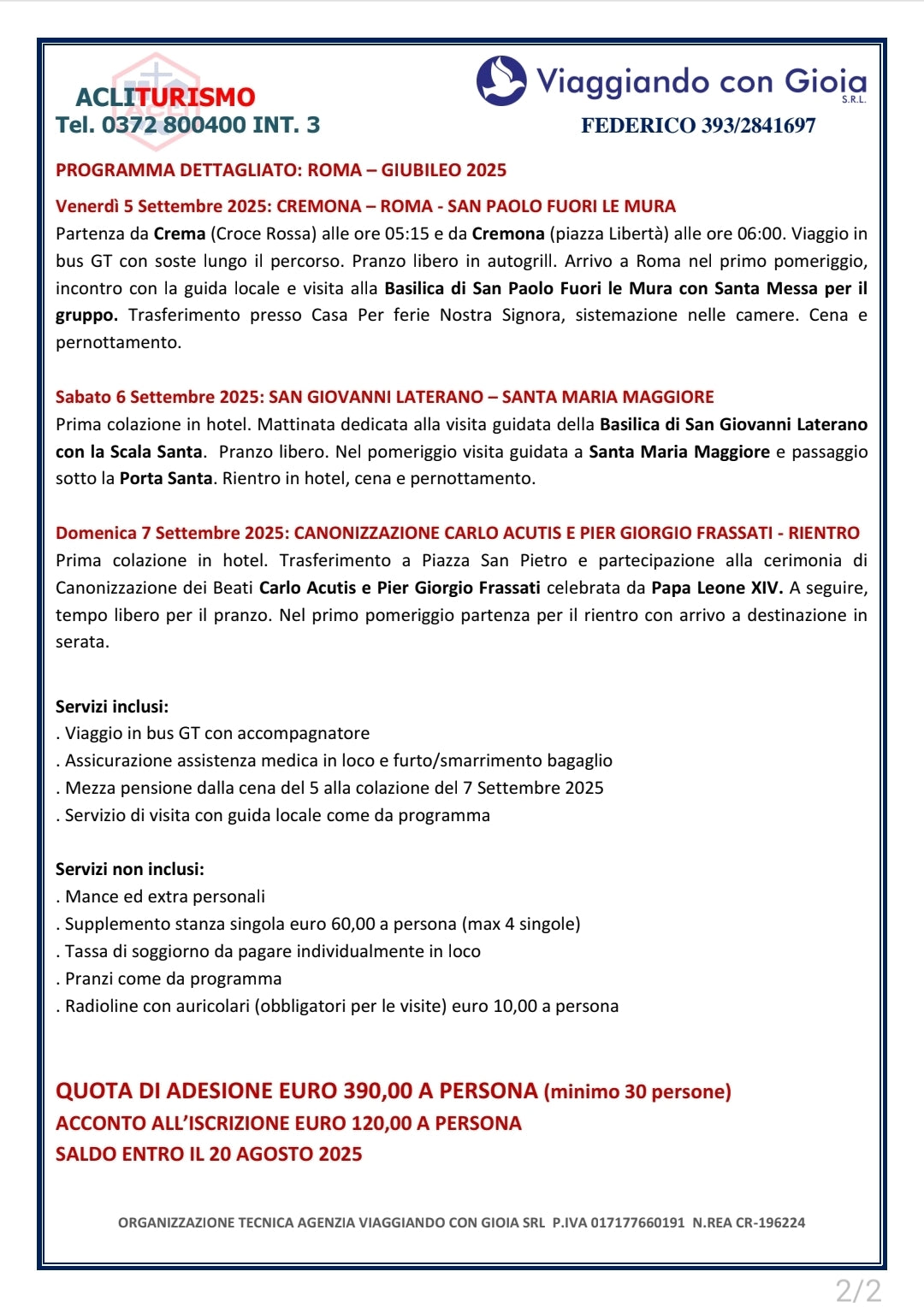 TRE GIORNI A ROMA