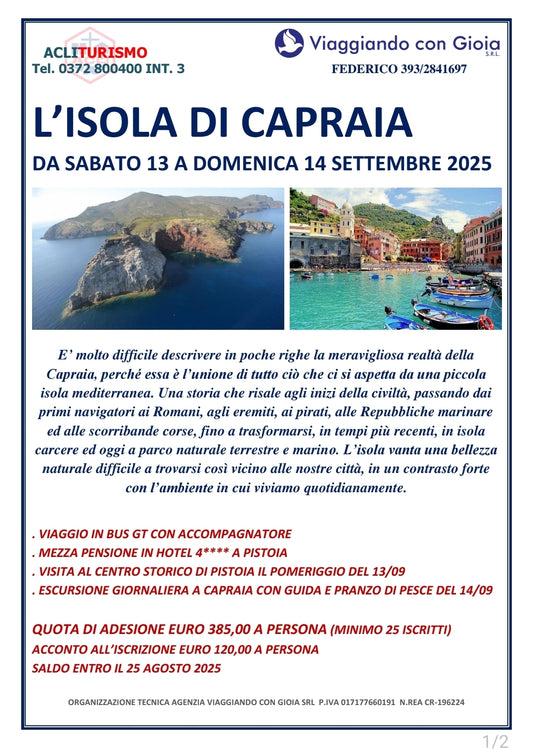 L'ISOLA DI CAPRAIA