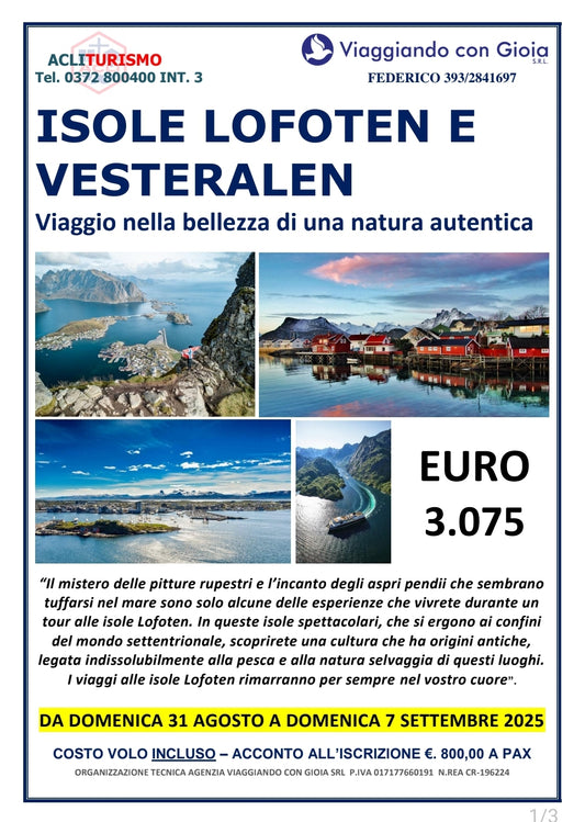 LE ISOLE LOFOTEN E VESTERALEN