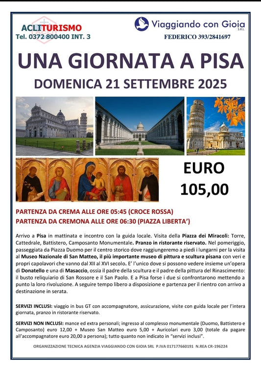 UNA GIORNATA A PISA