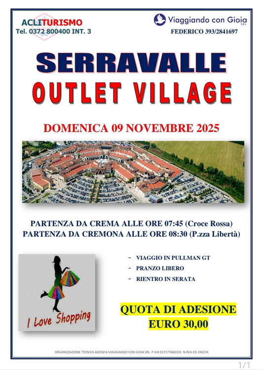 OUTLET DI SERRAVALLE